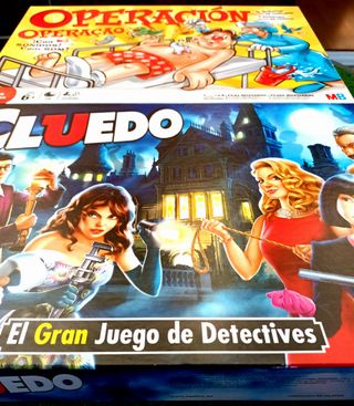 JUEGOS CLUEDO-OPERACIÓN. JUEGOS DE MESA