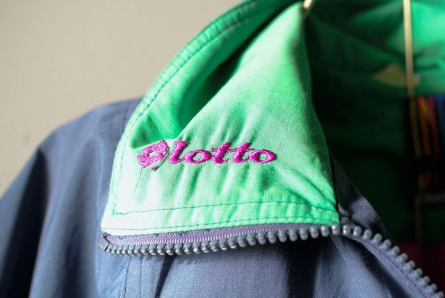Giacca Lotto vintage 80s colorblock