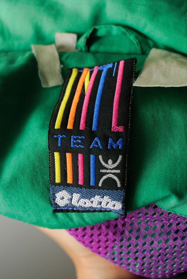 Giacca Lotto vintage 80s colorblock