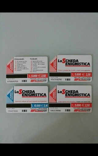 SCHEDE TELEFONICHE