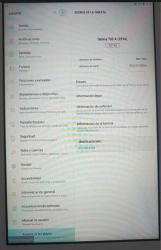 Tablet Samsung