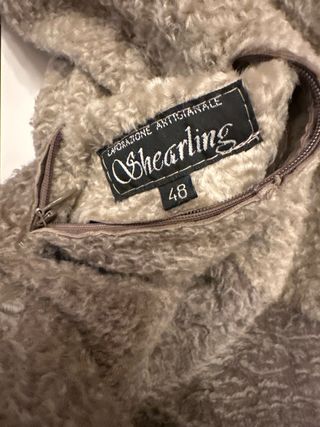 Abrigo reversible napa y astracán