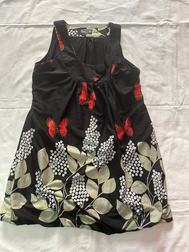 Vestido corto sin mangas de Pepper Tree