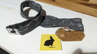 Pajarita de lazo hecha a mano