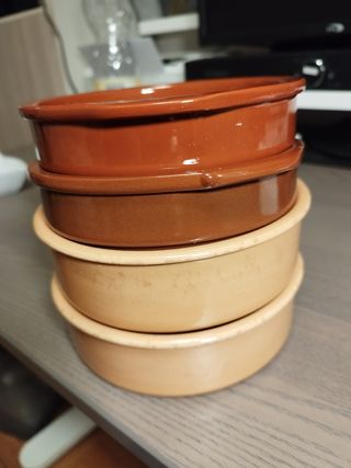 6 contenitori eleganti di ceramica