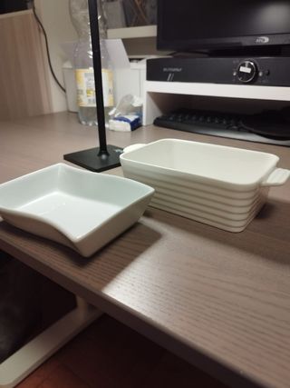 6 contenitori eleganti di ceramica