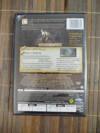 DVD El señor de los anillos