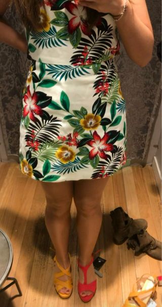 Vestido mono flores