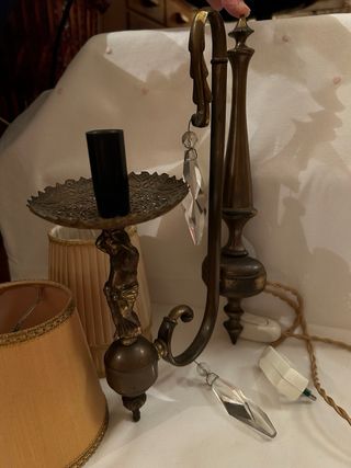 Coppia applique da parete originali anni 50