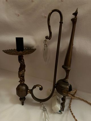 Coppia applique da parete originali anni 50