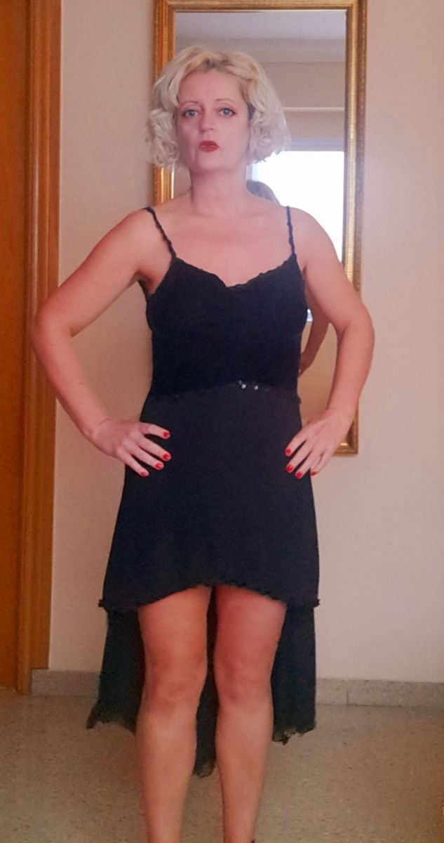 Vestido fiesta negro