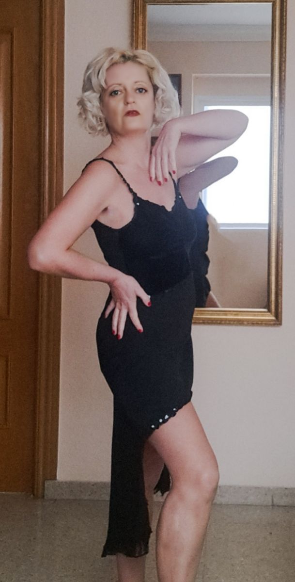 Vestido fiesta negro