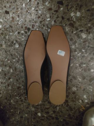 Zapatos bailarinas salón azul T.40 Nuevo