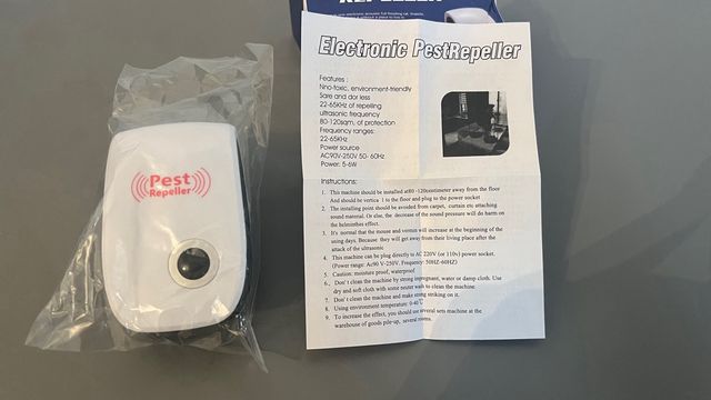 Repelente de plagas ultrasonico