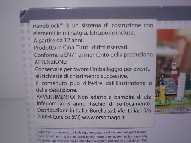 NANOBLOCK SET MATTONCINI *PORTA di BRANDEBURGO*