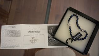 Bracciale uomo Argento e Agata nera