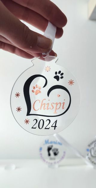 Bola Navidad Personalizada 🐾