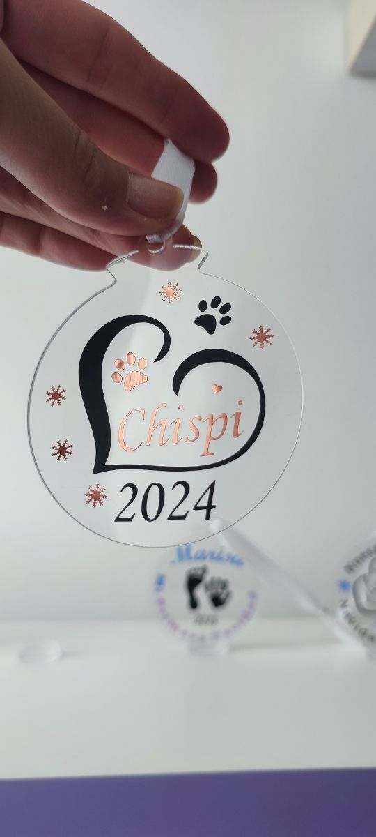 Bola Navidad Personalizada 🐾