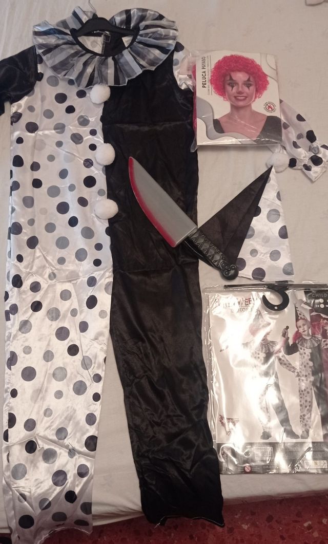 DISFRAZ PAYASO HALLOWEEN