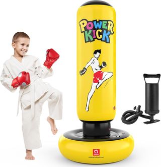 SACO DE BOXEO Y GUANTES