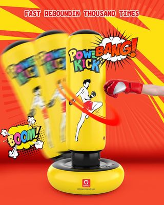 SACO DE BOXEO Y GUANTES