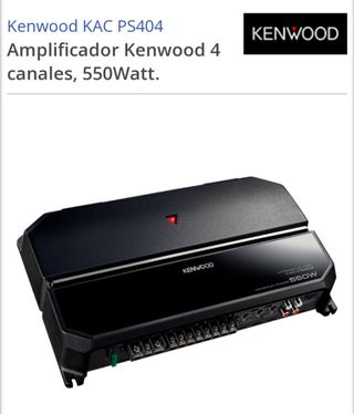 Etapa Kenwood 4 canales  550wat