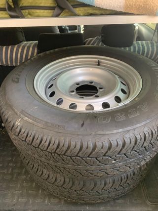 Juego de 5 ruedas originales toyota