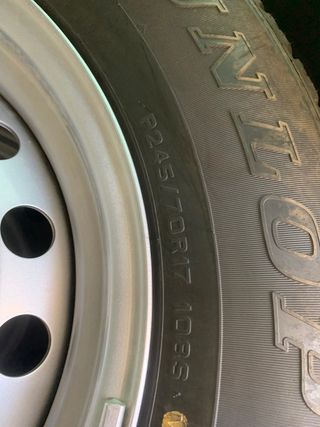 Juego de 5 ruedas originales toyota