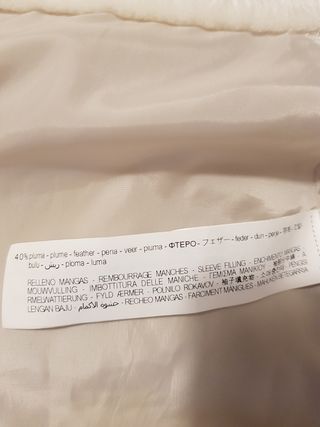 Cazadora acolchada cálida para el invierno 