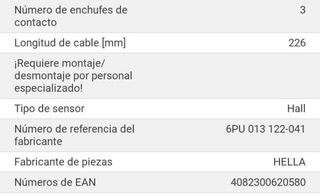 Sensor del cigüeñal NUEVO BMW