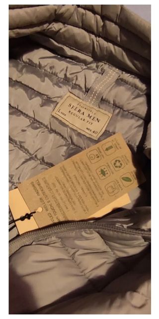 Cazadora acolchada gris L