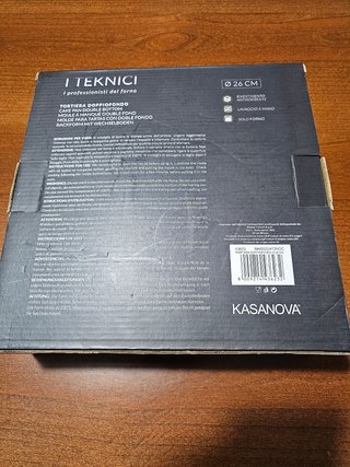 Tortiera doppio fondo Kasanova