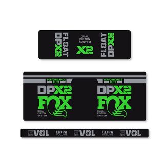 Kit Pegatinas bici Fox DPX2 Performance Elite 2021