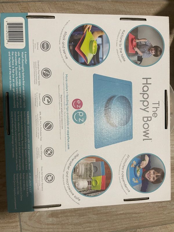 Plato bandeja nueva ezpz bowl Nuevo. Gris