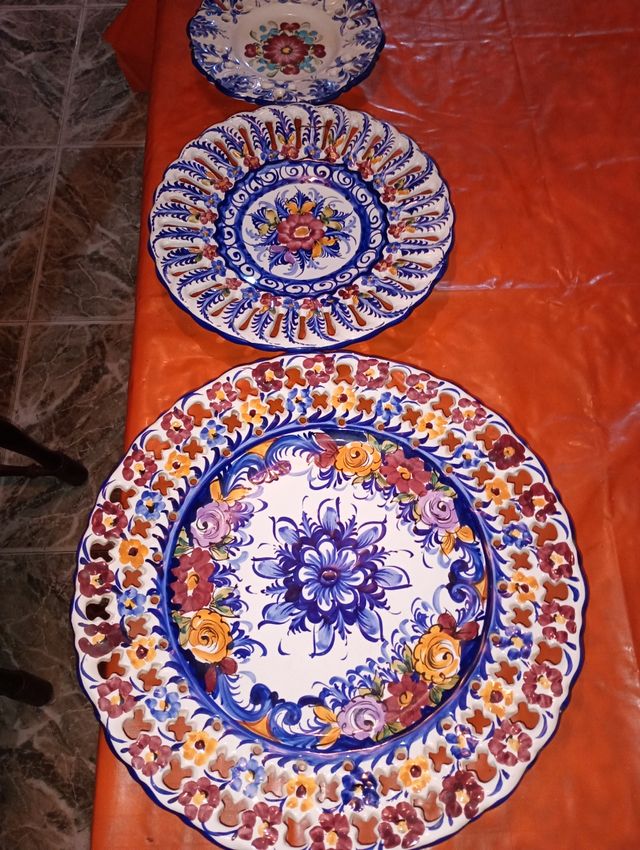 Platos de cerámica portuguesa