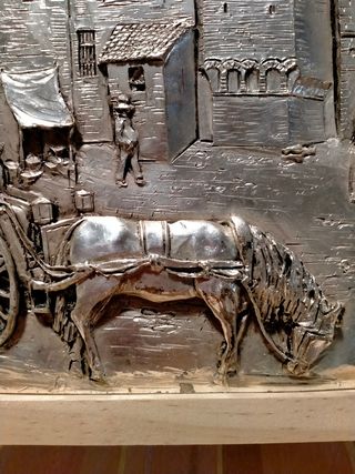 quadro arte paesaggio modernariato