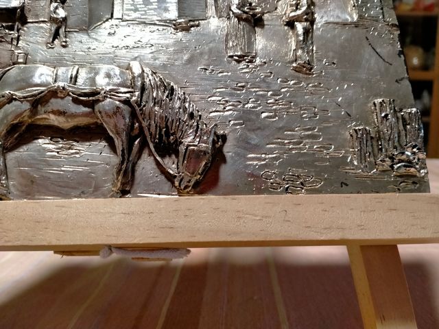 quadro arte paesaggio modernariato