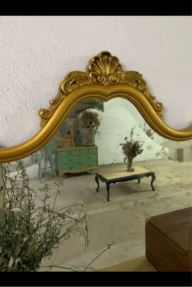 Espejo mueble auxiliar decoracion.