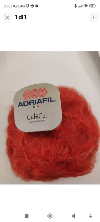 GR. 400 gomitoli Cubicol zucca