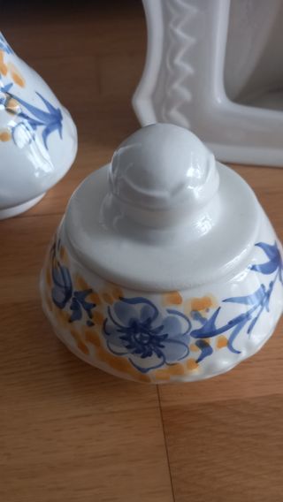 Juego tocador porcelana vintage