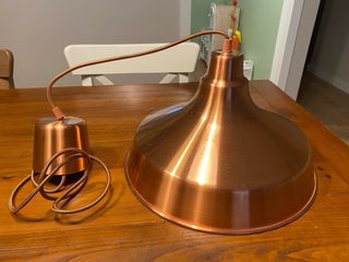 Lámpara de techo de IKEA Vindkare color cobre