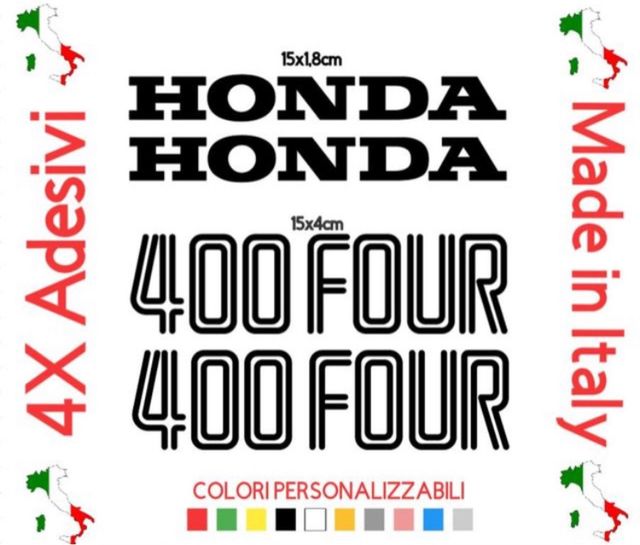 Adesivi HONDA 400 FOUR Made in Italy
