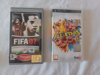 2 giochi psp  all stars fifa 07 platinum