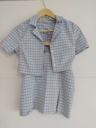 👗 Conjunto Chaqueta y Falda - Pull&Bear - Talla S