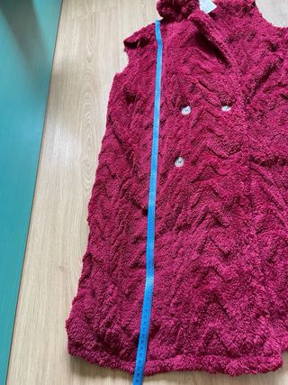 Chaleco abrigo peluche
