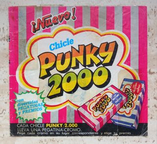 ÁLBUM CHICLES PUNKY 2000
