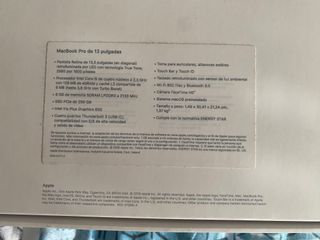 Macbook Pro 2018 - Touchbar 13,3"