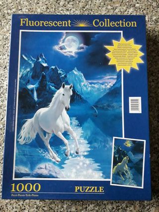 Puzzle 1000 pezzi, effetto fluorescente al buio