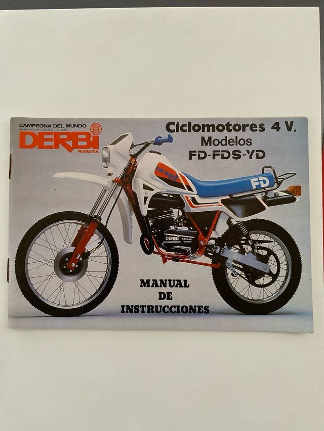 DERBI FD-FDS-YD Manual Instrucciones Original