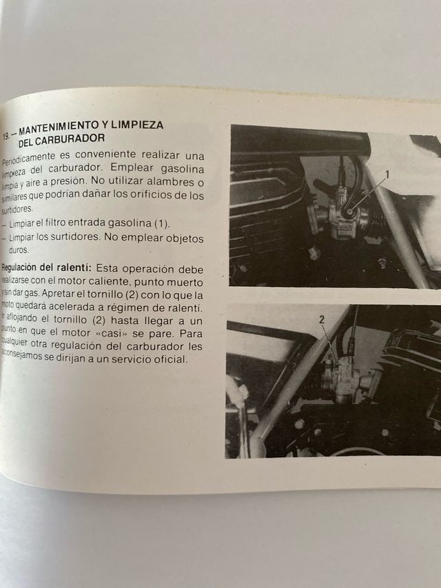 DERBI FD-FDS-YD Manual Instrucciones Original